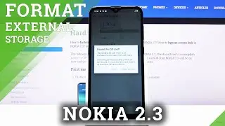 Как отформатировать SD-карту в NOKIA 2.3 &mdash; Восстановление карты памяти