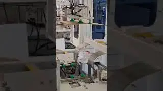 Vacuum cup color box automatic forming machine, carton folding machine manufacturer #packing