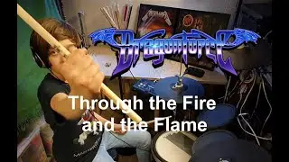 Through the Fire and Flames - Dragonforce - Drum Cover by Emil (12y)
