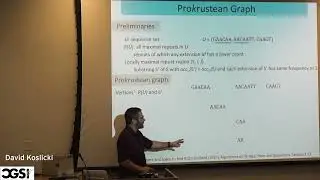 David Koslicki | Prokrustean Graph  A Substring Index for Rapid K Mer Size Analysis | CGSI 2025