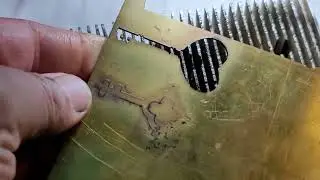 Laser cutting of Gold alloys with VTRON TRJ3D laser. www.vtronlasers.com