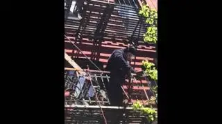 Fire Escape Scraping and Painting New York.