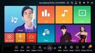 18.5 capacitive touchscreen karaoke  player all in one