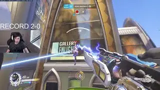 # RANK 15! SUPER INSANE NANO WINSTON GAMEPLAY OVERWATCH SEASON 34 TOP 500