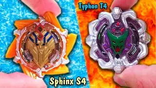 СФИНКС VS ТАЙФУН / Битва волчков от Hasbro / Beyblade Burst Evolution / Бейблейд турбо вибух