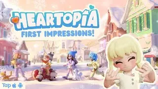 &hearts;️HEARTOPIA&hearts;️ is FINALLY here!! | first impressions + gameplay showcase🎮✨