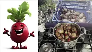 Harvesting Beetroot in #raisedbeds & How To Pickle Into Jars