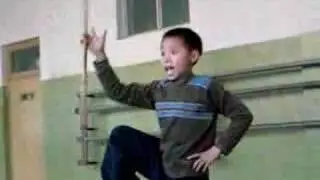 Martial Arts training at Beijing Opera school