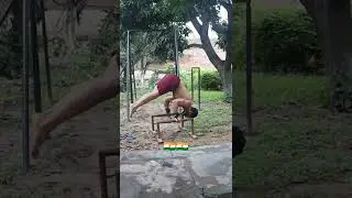 Indian athlete showing the level #fitness #shorts #bodybuilding #backflip #shirtless #abs #gym
