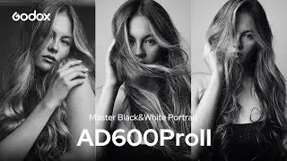 Улучшенная черно-белая портретная фотография для редакционных целей &mdash; благодаря фотоаппарату Godo...