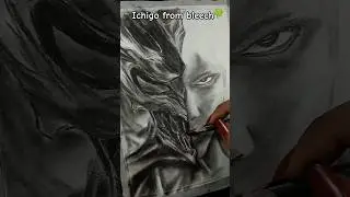 ✍️dRawing iChigo-from-bleach💠AND (I think it because of that spiky hair) #anime #shorts