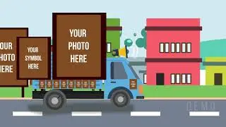 Election announcement animation template. Vehicle announcement. Kerala Election