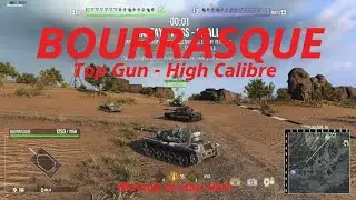 WOT Console - Bourrasque French Tier8 Medium Tank Top Gun High Calibre