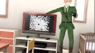 [MMDxAPH] Teach me How To Twerk