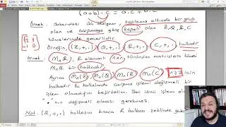 06 Soyut Cebir Pro Seri b&ouml;l&uuml;m 6 Halka ve Cisim En A&ccedil;ıklayıcı Anlatım ve &Ouml;rnekler