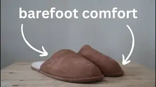 Firetrap mens Mule slippers (barefoot and wide toe box)