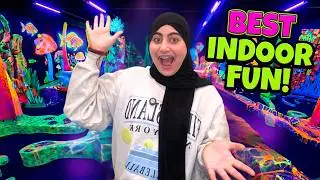 Family Fun at Putting Edge Mini Golf Toronto! 🎯 | Glow-in-the-Dark Adventure for Kids