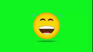HAHA EMOJI GREEN SCREEN