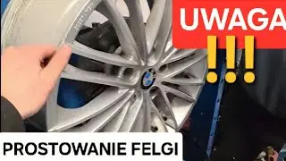 W WIĘKSZOŚCI AUT JEST TEN PROBLEM !! JAK WYPROSTOWAĆ FELGE ALU ?? BIJE PODCZAS JAZDY !! zobaczcie 