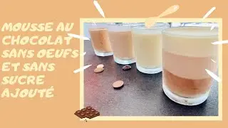 Mousse au chocolat sans oeufs facile et rapide, parfaite pour l'entremets trois chocolats