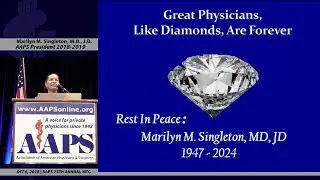 Rest In Peace Marilyn M. Singleton, MD, JD