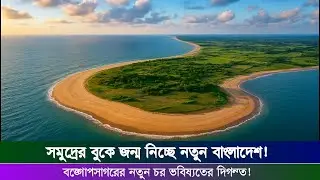 বঙ্গোপসাগরে নতুন চর জেগে উঠছে! Bangladesh New Land Formation in Bay of Bengal  Incredible Discovery