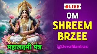 Om Shreem Brzee Mantra Chanting | Laxmi Mantra | Get Rich and Healthy #OmShreemBrzee