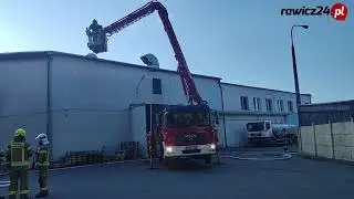 Pożar w rawickiej mleczarni