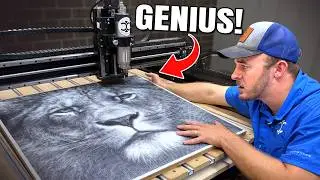 I Carved a High-Def Photo With a CNC Router