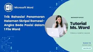 Trik Rahasia! Penomoran Skripsi Romawi - Angka Beda Posisi Dalam 1 File Word.