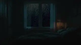 🌧 Midnight Rain Drifting Through Shadows in a Quiet Room