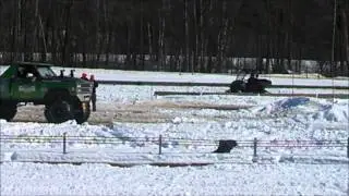 Gene Nici Tire pull at Vermonster Snow Bog 2014