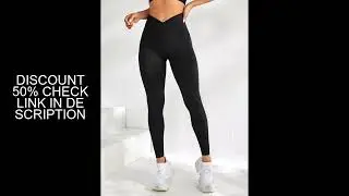 Women Sports Leggings V-waist Elastic Peach Buttocks Fitness Pants With Raised Hips And High Waist S