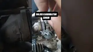 atasi karburator error #info #mekanik #vehicle #otomotif