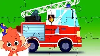 Fire Truck puzzle | Jigsaw Puzzle Game | Club Baboo