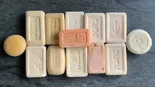 2x Cutting | Carving mini vintage hotel soap | Резка Сухого Мыла #soapcutting