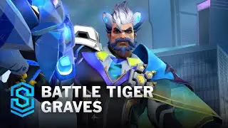 [OUTDATED] Battle Tiger Graves PBE Preview Wild Rift Skin Spotlight