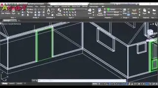 How To Create Complete 3D HOUSE in AutoCAD 2015   3D Modeling Part 2