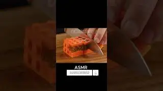 Cutting a LEGO Papaya?! 🧱🥭 | Oddly Satisfying ASMR #shorts #asmr #shortvideo