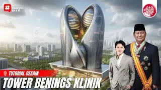 Ikn Update‼️Tutorial Desain Tower Benings Clinic @beningsclinicofficial  - Nusantara Arsitektur Ai