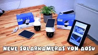 Aosu Solar Überwachungskameras C9C und C9E