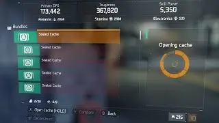 THE DIVISION - BEST SEALED CACHE OPENING! NEW 268 GEAR SETS & 229 WEAPONS