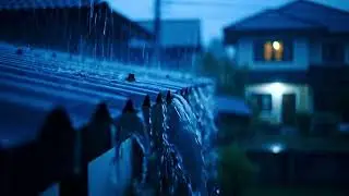 Night Rain ASMR Ambience for Calm and Relaxing Soft Drizzle, Stillness, and Peaceful Breathing 030