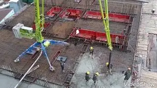 SCHWING PUMP  & ROYAL  H18+3  concrete placing boom ( SPIDER)   www.royalmac.com.tr