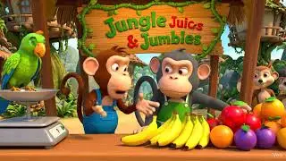 @sadik toon world &ldquo;Janwaro Ka Bazaar | Bandar Bech Raha Kele | Funny Rhyme Animation for Kids #aiart