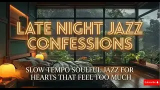 🔥Late Night Jazz Confessions – Slow Tempo Soulful Jazz for Hearts That Feel Too Much 🎶