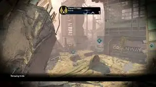 Sick throwing knife kill 2 (Call of Duty Ghosts)