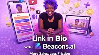 Beacons Link in Bio for Nail Techs: Canva Template + Affiliate Setup (Free!)