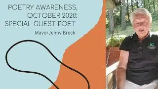 Poetry Awareness October 2020: Mayor Jenny Brock