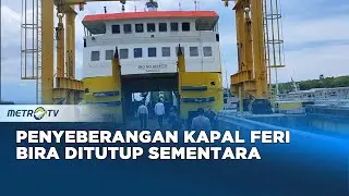 Cuaca Buruk, Pelabuhan Penyebrangan Feri di Pelabuhan Bira Bulukumba Ditutup Sementara